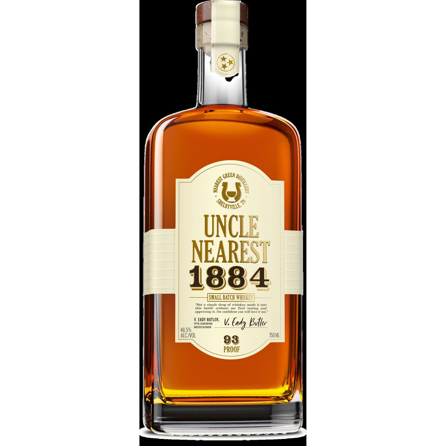 UNCLE NEAREST 1884 SMALL BATCH 93 PROOF WHISKEY MIAMI LIQUOR WINE STORE