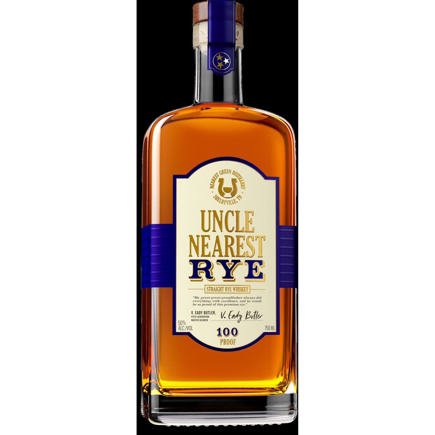 UNCLE NEAREST STRAIGHT RYE 100 PROOF WHISKEY MIAMI LIQUOR WINE STORE