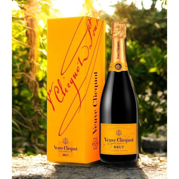 VEUVE CLICQUOT BRUT YELLOW LABEL 750ML MIAMI LIQUOR WINE STORE