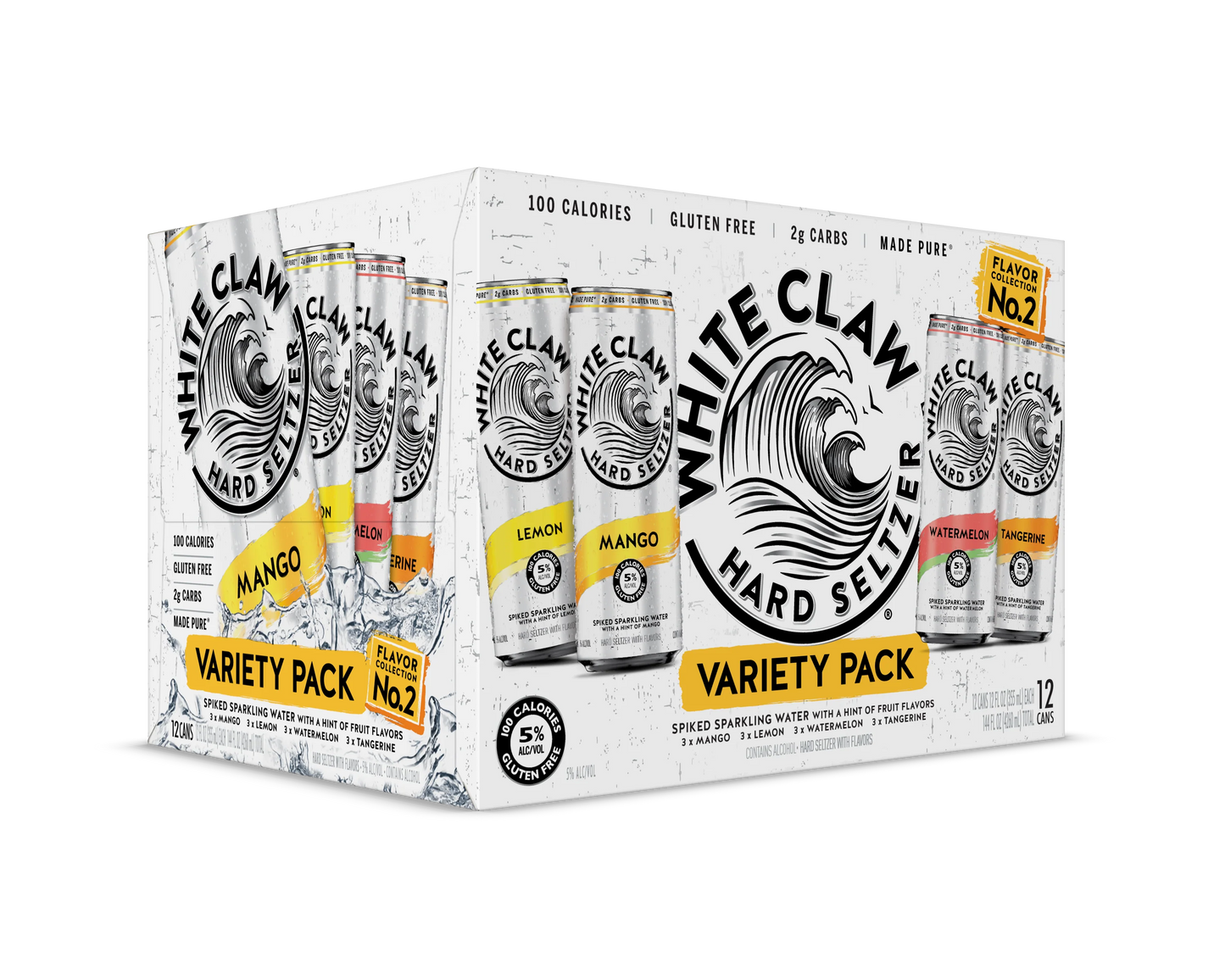 WHITE CLAW 12PK CAN VARIETY #2 MIAMI LIQUOR WINE STORE