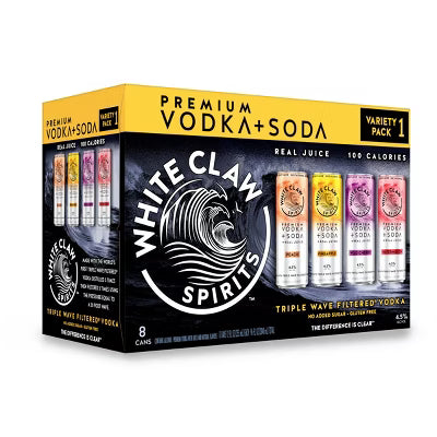 WHITE CLAW 6PK CAN VODKA SODA MIAMI LIQUOR WINE STORE