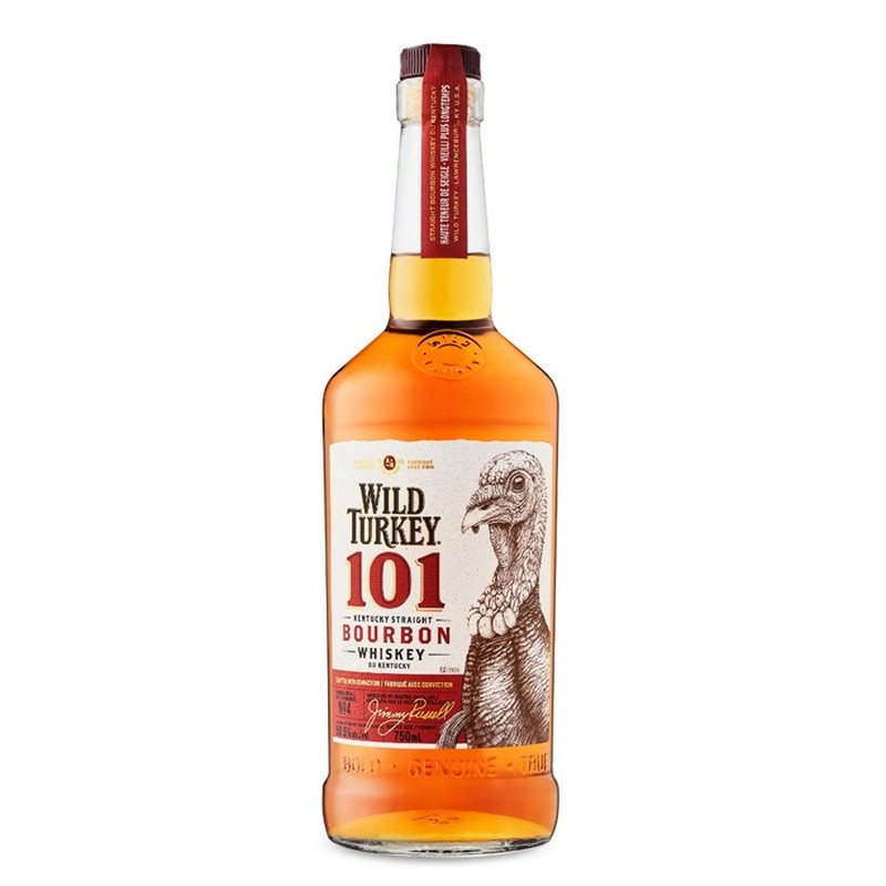 WILD TURKEY 101 BOURBON WHISKEY 750ML MIAMI LIQUOR WINE STORE