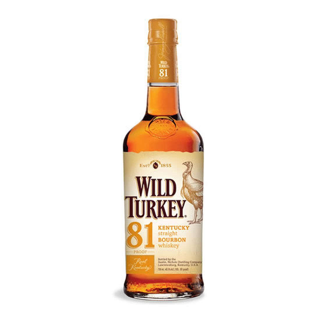 WILD TURKEY 81 PROOF 750ML MIAMI LIQUOR WINE STORE