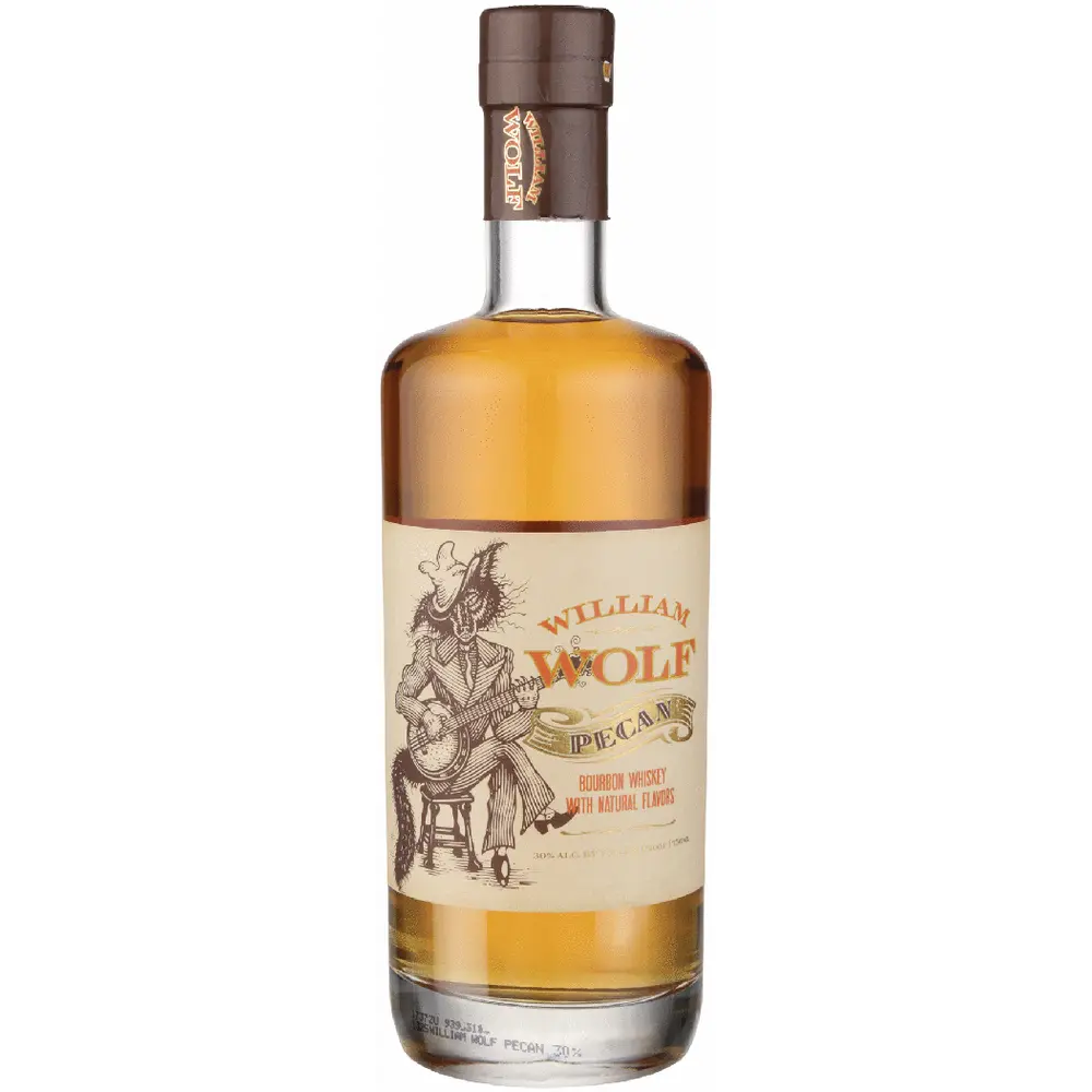 WILLIAM WOLF PECAN WHISKEY 750ML MIAMI LIQUOR WINE STORE