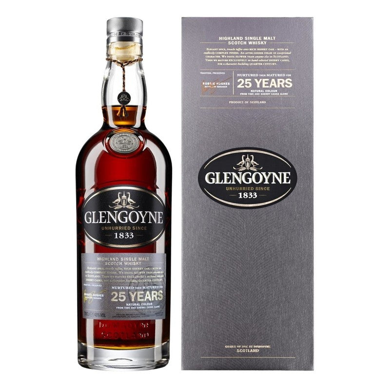 GLENGOYNE HIGHLAND SINGLE MALT 25 YEARS 750ml