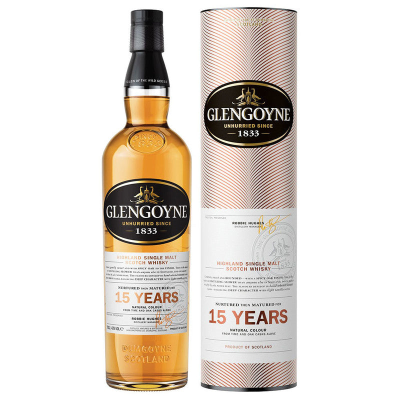 GLENGOYNE HIGHLAND SINGLE MALT 15 YEARS 750ml