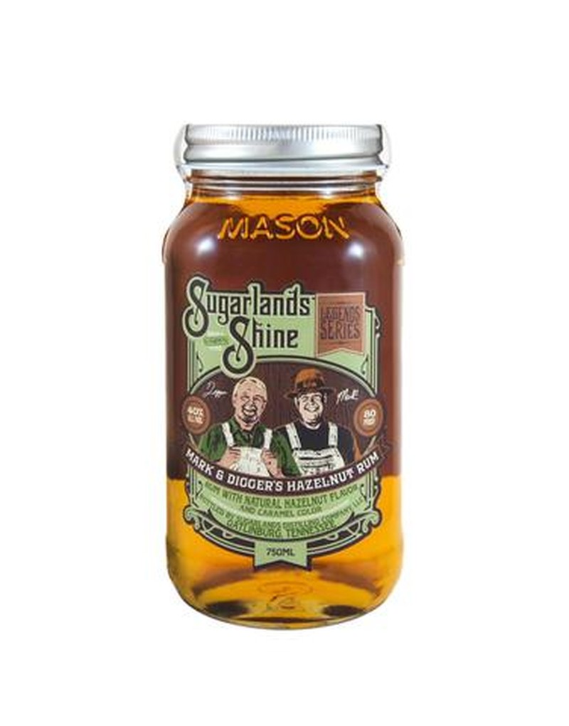 SUGARLANDS SHINE HAZELNUT RUM MOONSHINE 750ML