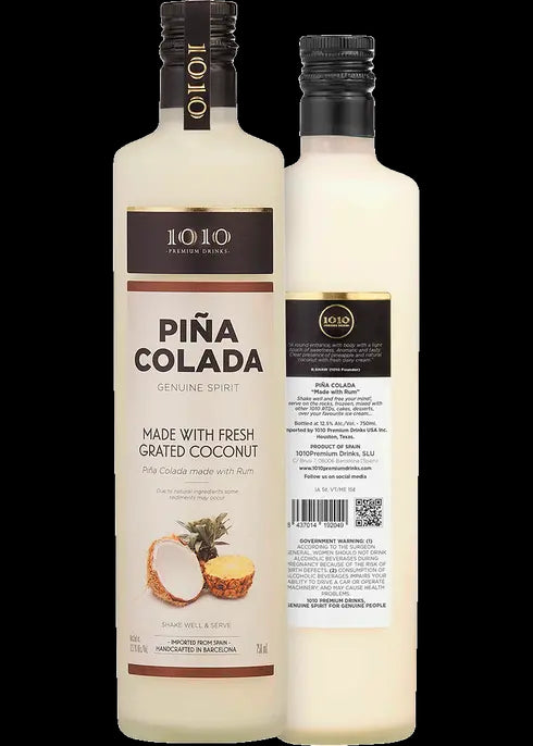 1010 PINA COLADA 750ML MIAMI LIQUOR WINE STORE