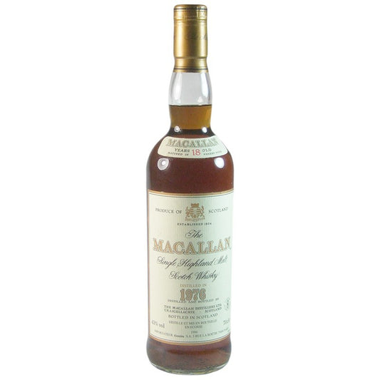 THE MACALLAN 1976 18 YEARS OLD 750ML