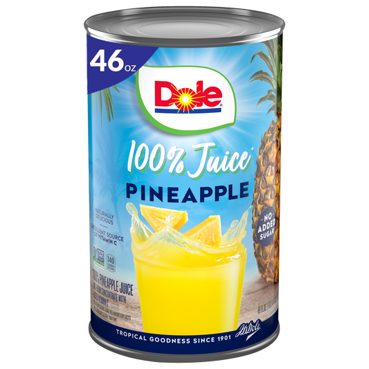 DOLE 100% PINEAPPLE JUICE 46 FL OZ