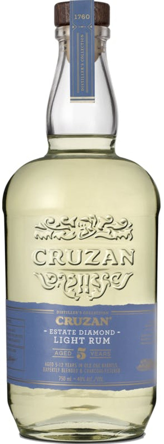 CRUZAN ESTATE DIAMOND LIGHT RUM 750ML