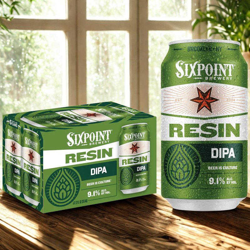 SIXPOINT RESIN HAZY DIPA 6PK CAN