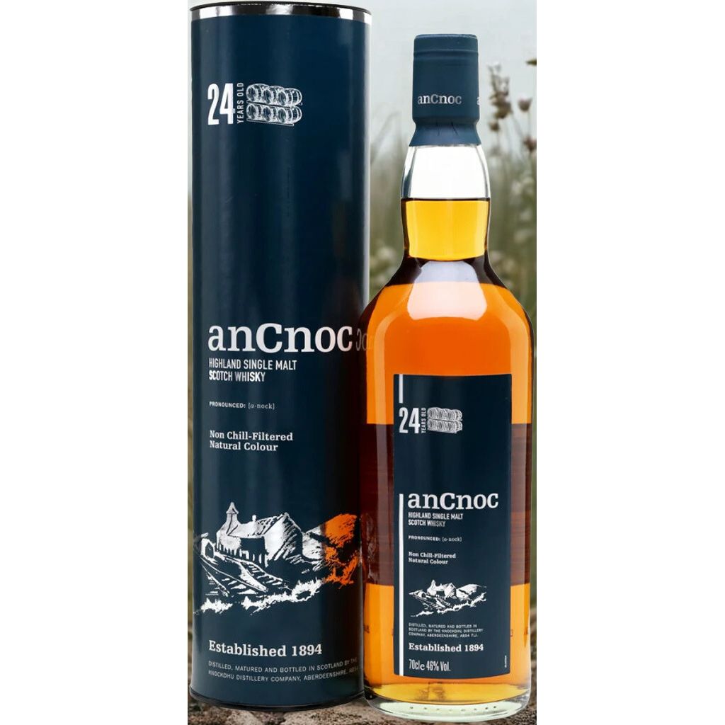 ANCNOC HIGHLAND SINGLE MALT 24 YEARS 750ML MIAMI LIQUOR WINE STORE