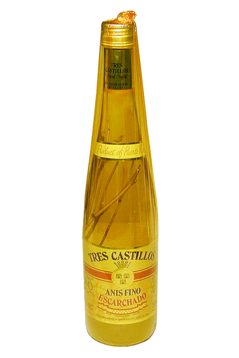 ANIS TRES CASTILLOS FINO ESCARCHADO 750ML MIAMI LIQUOR WINE STORE