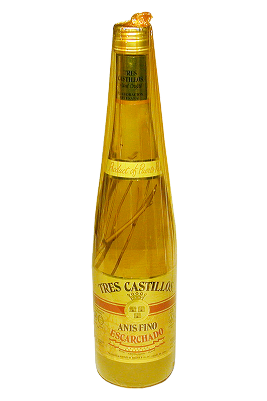 ANIS TRES CASTILLOS FINO ESCARCHADO 750ML MIAMI LIQUOR WINE STORE
