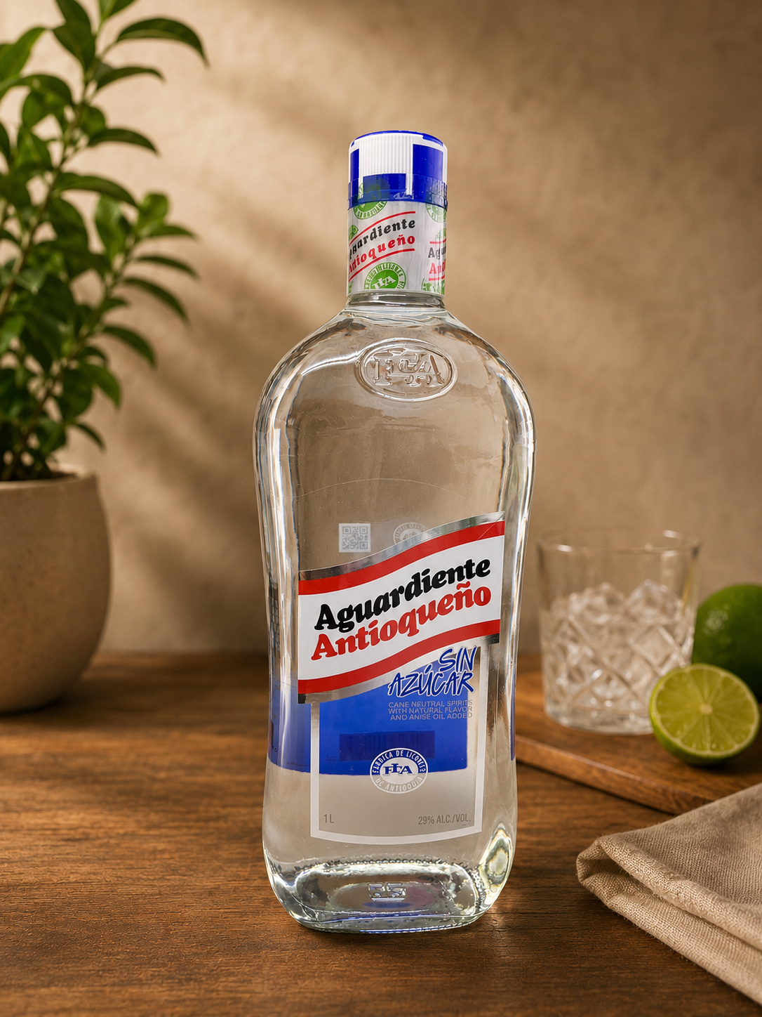ANTIOQUENO AGUARDIENTE SIN AZUCAR 1L MIAMI LIQUOR WINE STORE