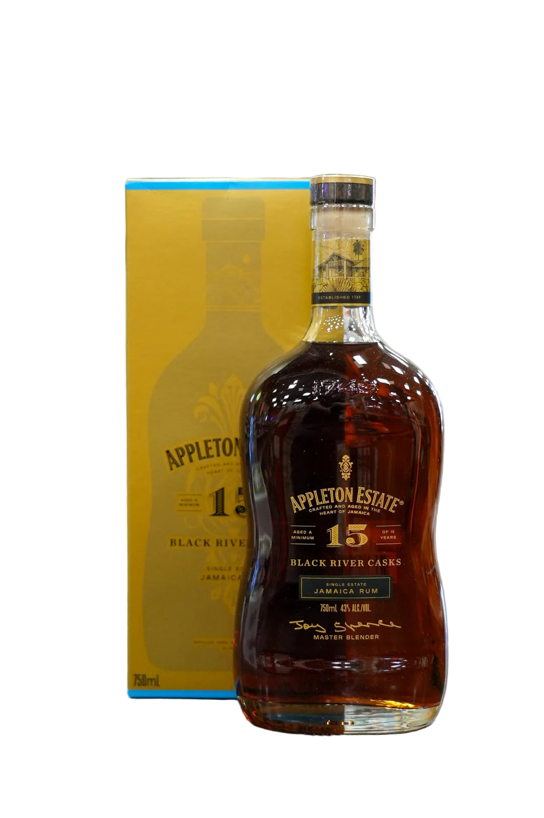 APPLETON ESTATE 15YRS BLACK RIVER 750ML MIAMI LIQUOR WINE STORE
