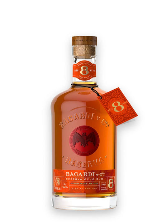 BACARDI 8 YEARS SEVILLIAN ORANGE 750ML MIAMI LIQUOR WINE STORE