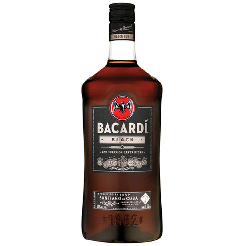 BACARDI BLACK 1.75L MIAMI LIQUOR WINE STORE