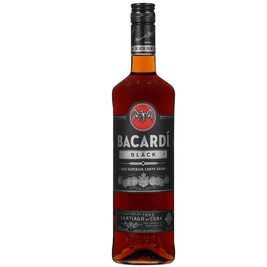 BACARDI BLACK 750ML MIAMI LIQUOR WINE STORE