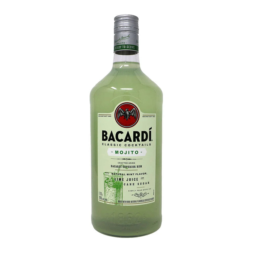 BACARDI CLASSIC COCKTAILS MOJITO 1.75L MIAMI LIQUOR WINE STORE