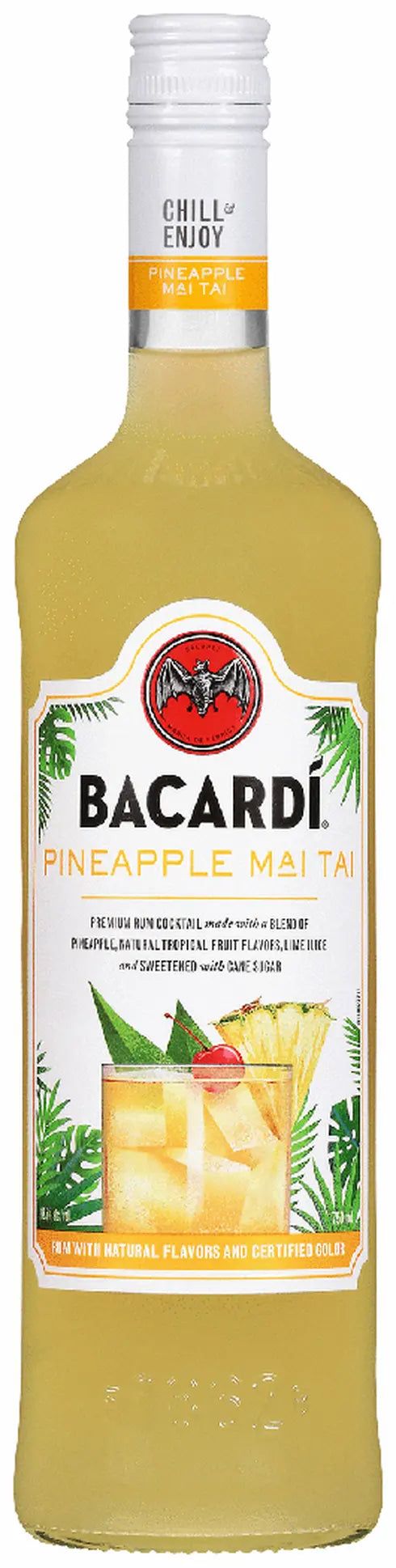 BACARDI CLASSIC COCKTAILS PINEAPPLE MAI TAI 750ML MIAMI LIQUOR WINE STORE