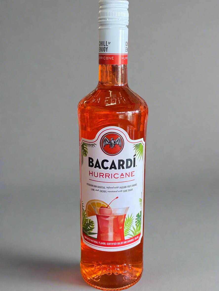 BACARDI CLASSIC COCKTAILS RED HURRICANE 750ML MIAMI LIQUOR WINE STORE