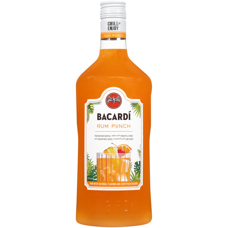 BACARDI CLASSIC COCKTAILS RUM PUNCH 1.75L MIAMI LIQUOR WINE STORE