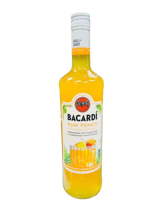 BACARDI CLASSIC COCKTAILS RUM PUNCH 750ML MIAMI LIQUOR WINE STORE