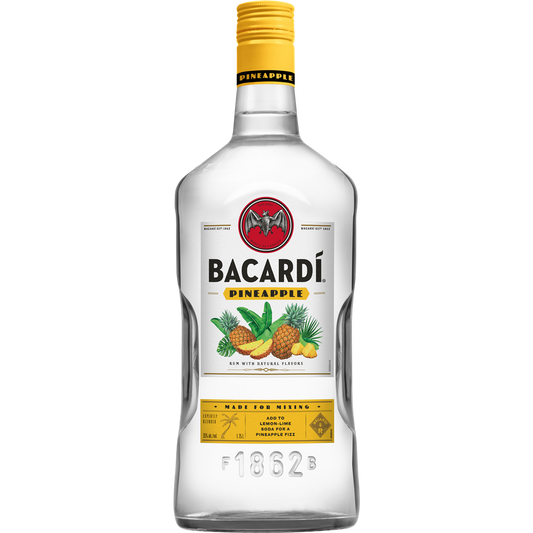 BACARDI PINEAPPLE FUSION 1.75L MIAMI LIQUOR WINE STORE 