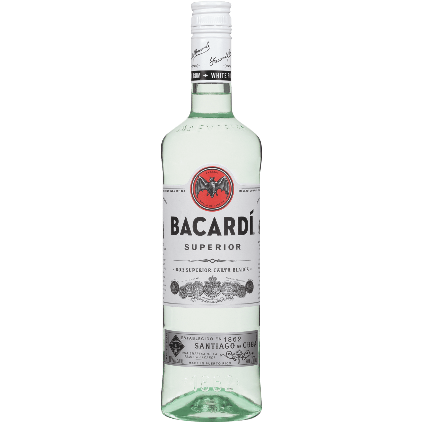 BACARDI SILVER 750ML MIAMI LIQUOR WINE STORE