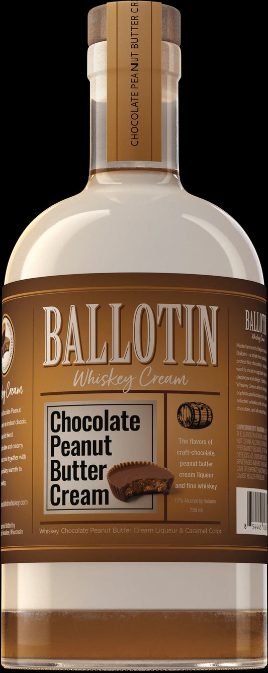 BALLOTIN CHOCOLATE PEANUT BUTTER CREAM 750ML MIAMI LIQUOR WINE STORE