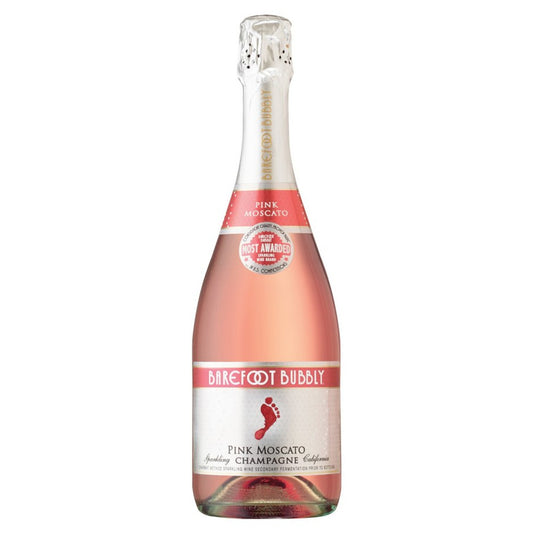 BAREFOOT BUBBLY PINK MOSCATO 750ML MIAMI LIQUOR WINE STORE
