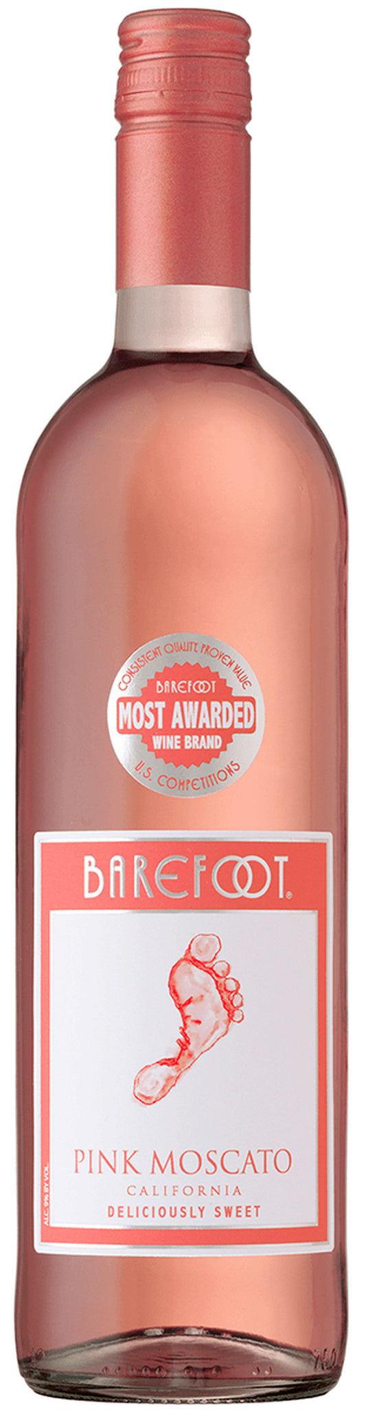 BAREFOOT PINK MOSCATO 750ML MIAMI LIQUOR WINE STORE
