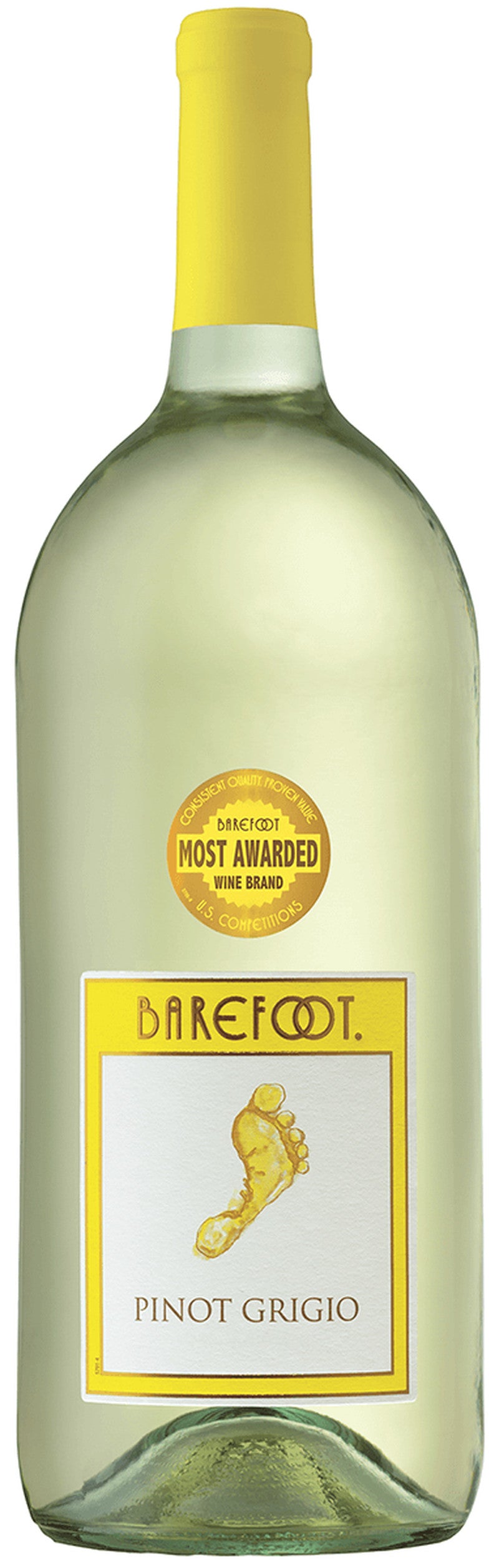 BAREFOOT PINOT GRIGIO 1.5L MIAMI LIQUOR WINE STORE