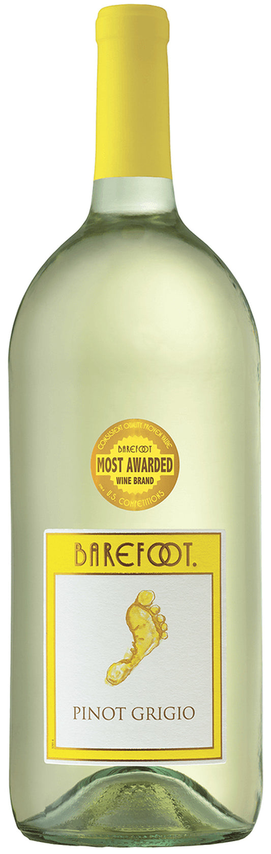 BAREFOOT PINOT GRIGIO 1.5L MIAMI LIQUOR WINE STORE
