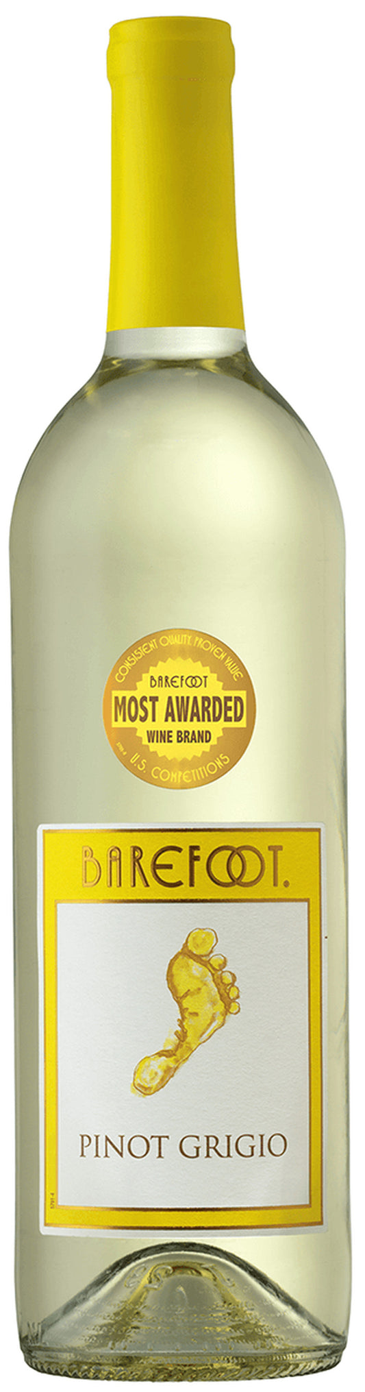 BAREFOOT PINOT GRIGIO 750ML MIAMI LIQUOR WINE STORE