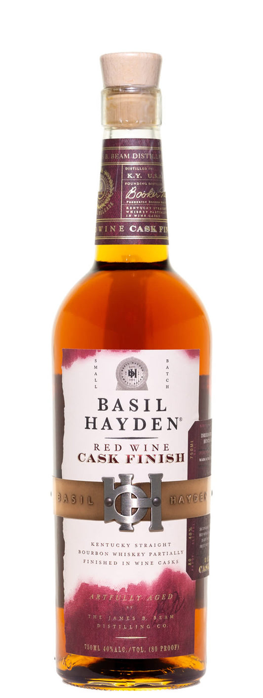 BASIL HAYDEN'S RED WINE CASK FINISH 750ML MIAMI LIQUOR WINE STORE