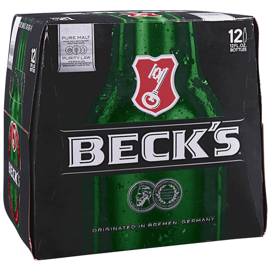 BECK'S 12PK BOTTLE MIAMI LIQUOR WINE STORE