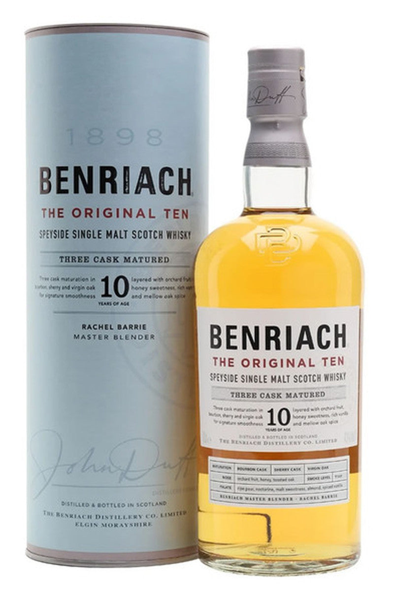 BENRIACH THE ORIGINAL TEN 750ML MIAMI LIQUOR WINE STORE