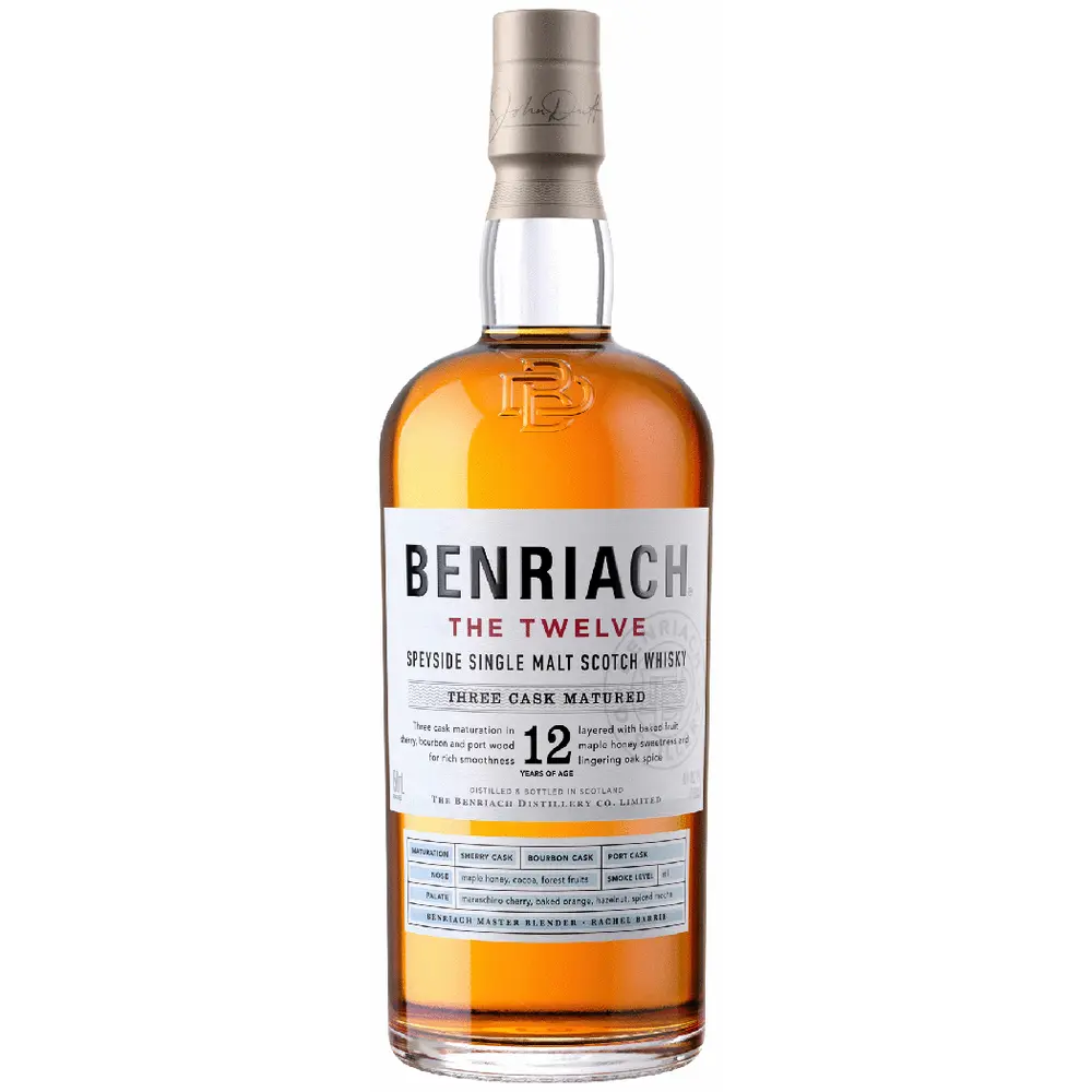 BENRIACH THE TWELVE SPEYSIDE SINGLE MALT 750ML MIAMI LIQUOR WINE STORE