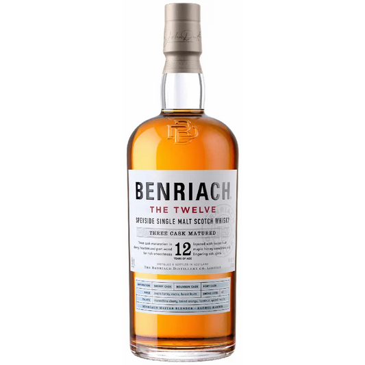 BENRIACH THE TWELVE SPEYSIDE SINGLE MALT 750ML MIAMI LIQUOR WINE STORE