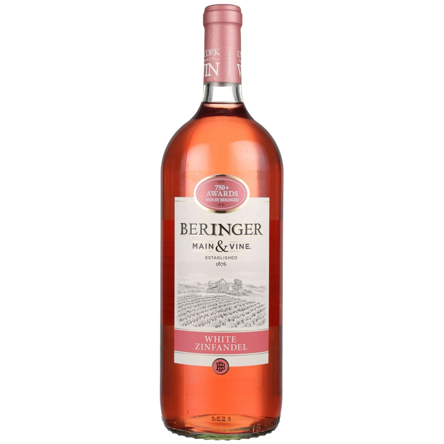 BERINGER MAIN & VINE WHITE ZINFANDEL 1.5L MIAMI LIQUOR WINE STORE