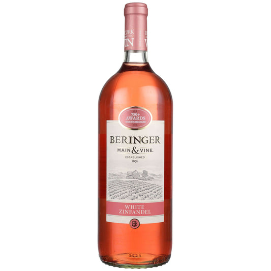BERINGER MAIN & VINE WHITE ZINFANDEL 1.5L MIAMI LIQUOR WINE STORE