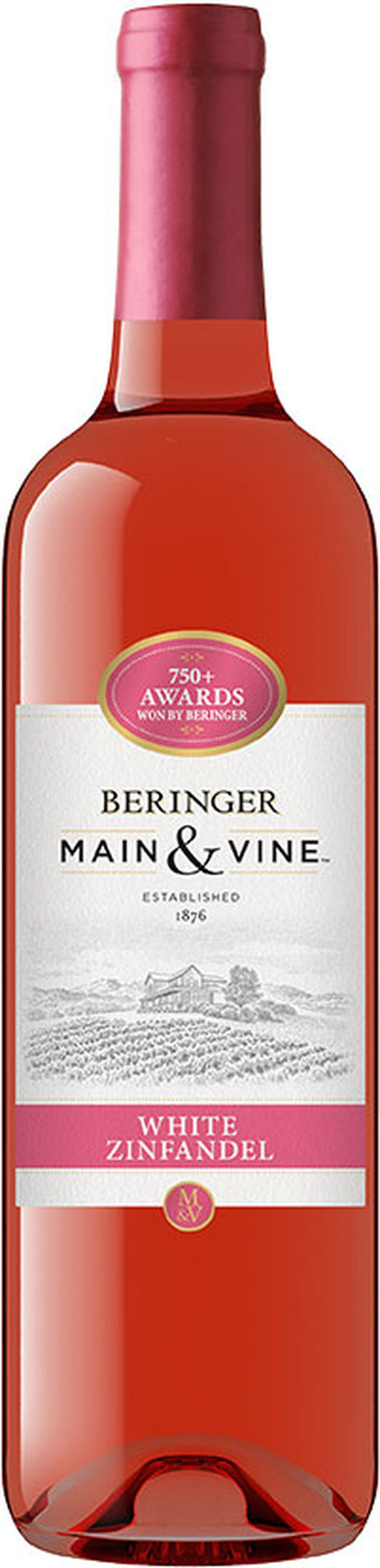 BERINGER MAIN & VINE WHITE ZINFANDEL 750ML MIAMI LIQUOR WINE STORE