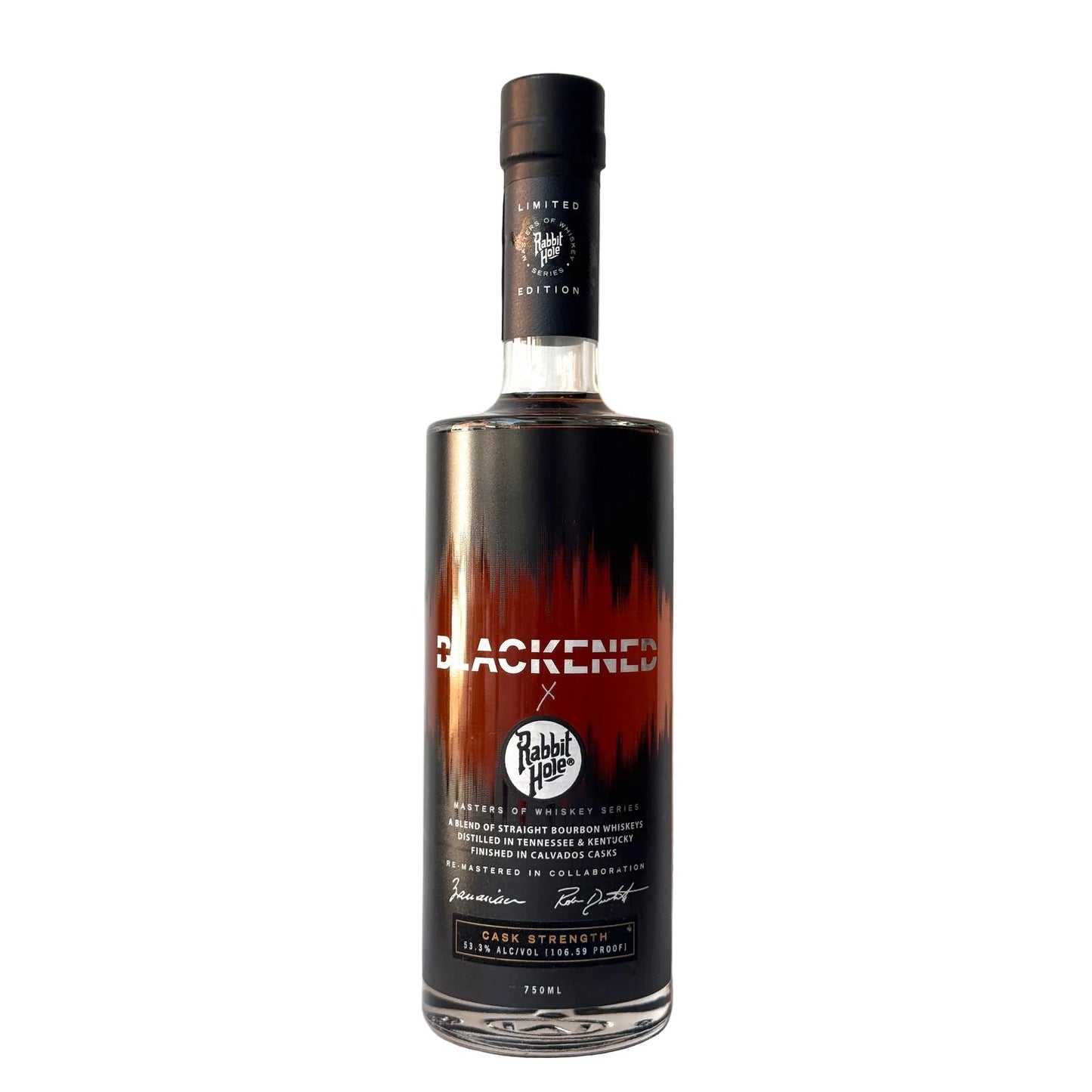 BLACKENED X RABBIT HOLE CASK STRENGTH CASK 750ML MIAMI LIQUOR WINE STORE
