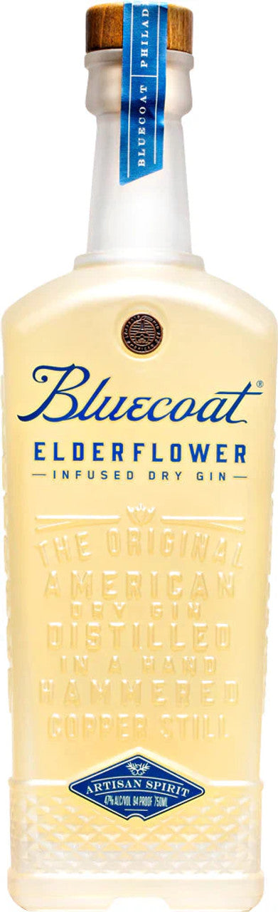 BLUECOAT ELDERFLOWER GIN 750ML MIAMI LIQUOR WINE STORE