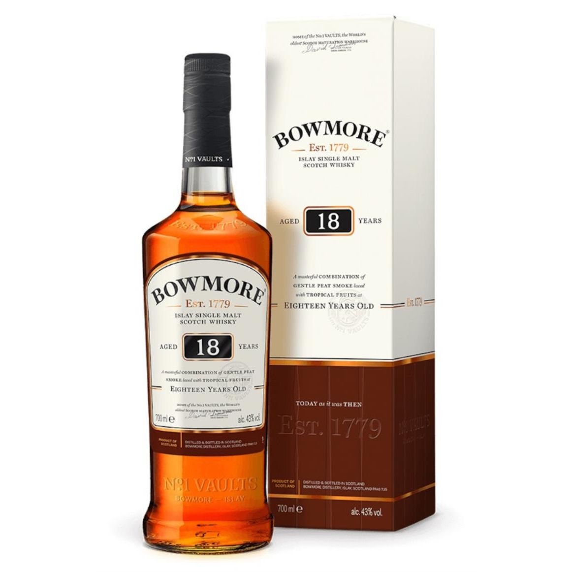 BOWMORE 18 YEARS 750ML MIAMI LIQUOR WINE STORE