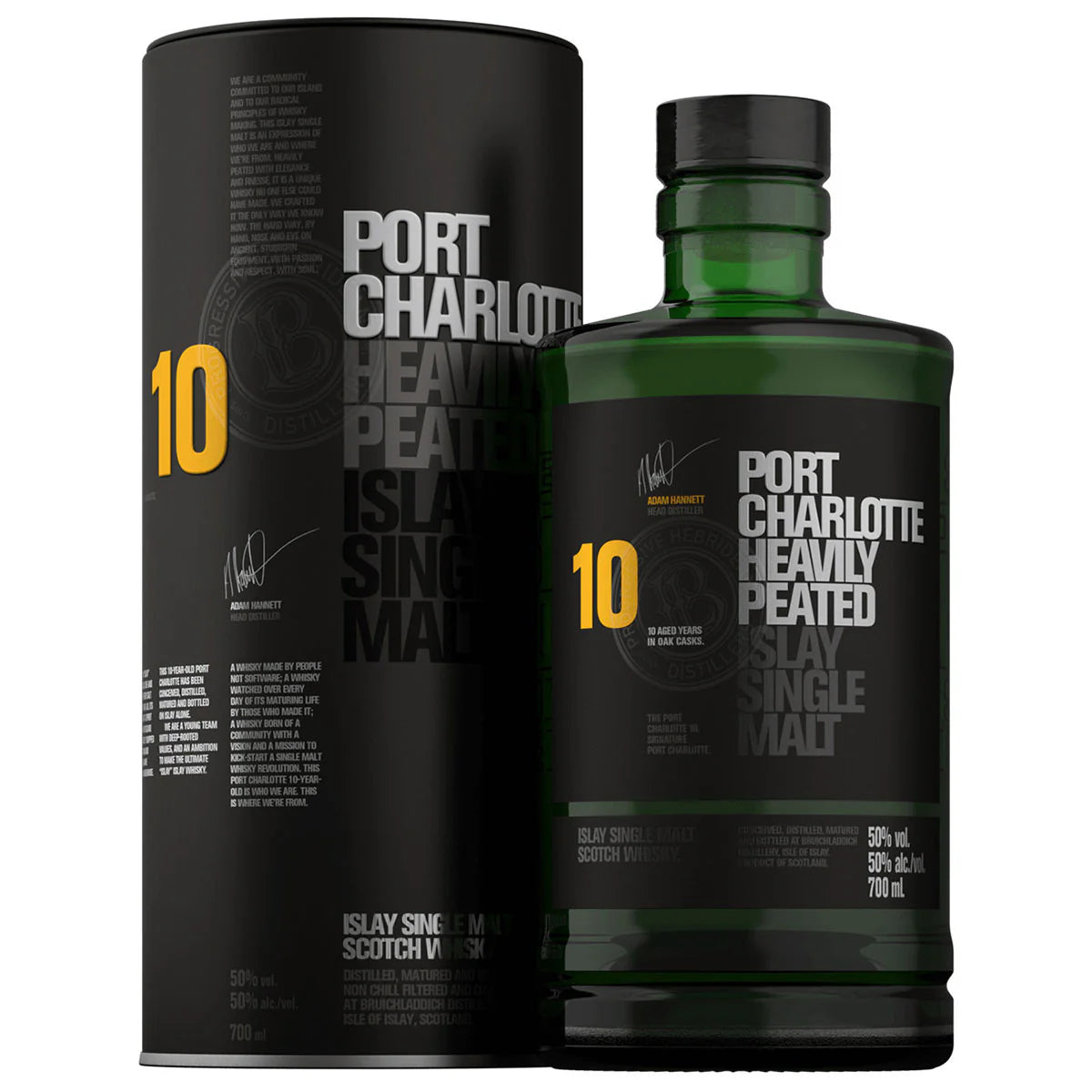 BRUICHLADDICH PORT CHARLOTTE HEAVILY PEATED 10 YEARS 750ML MIAMI LIQUOR WINE STORE