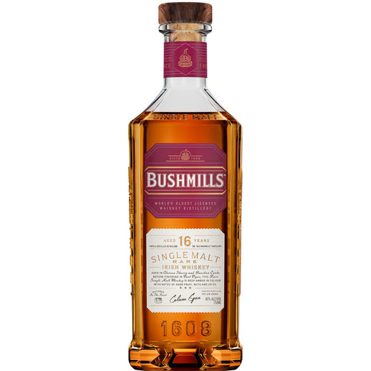 BUSHMILLS 16YRS 750ML MIAMI LIQUOR WINE STORE